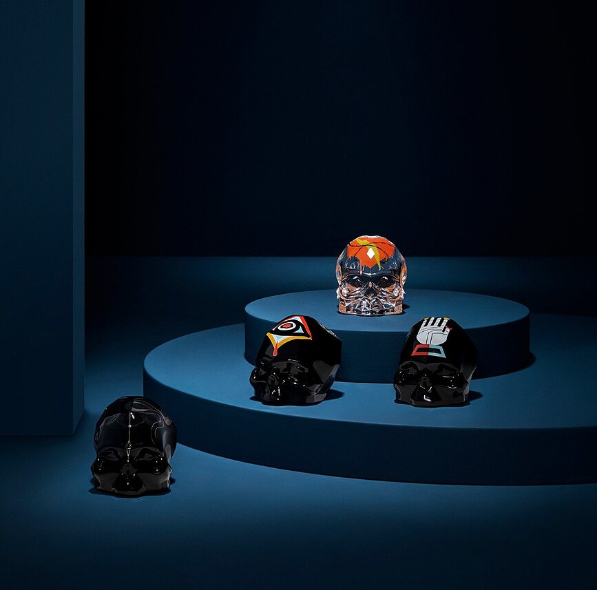 Memento Mori Rock & Pop by Luca Font 932 Figurine Décorative Tête de Mort, taille S