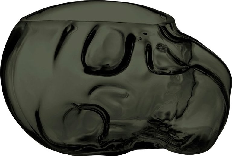Memento Mori Schale 13 cm Schädel verdunkelt