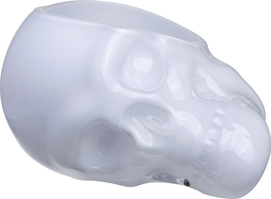 Miseczka Memento Mori czaszka 13 cm biała