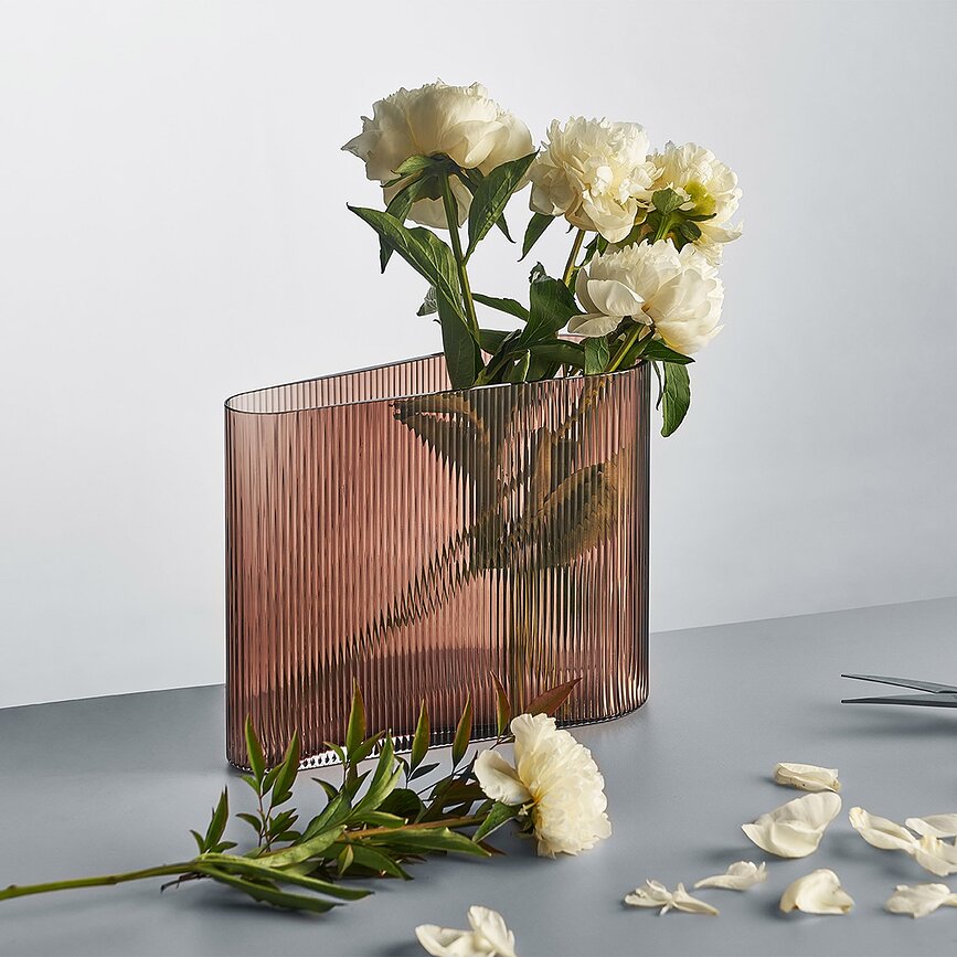 Mist Βάζο, 21 εκ., διαφανές