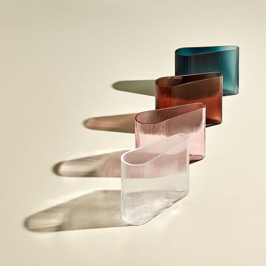 Mist Βάζο, 21 εκ., διαφανές