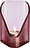 Mist Tealight holder M pink