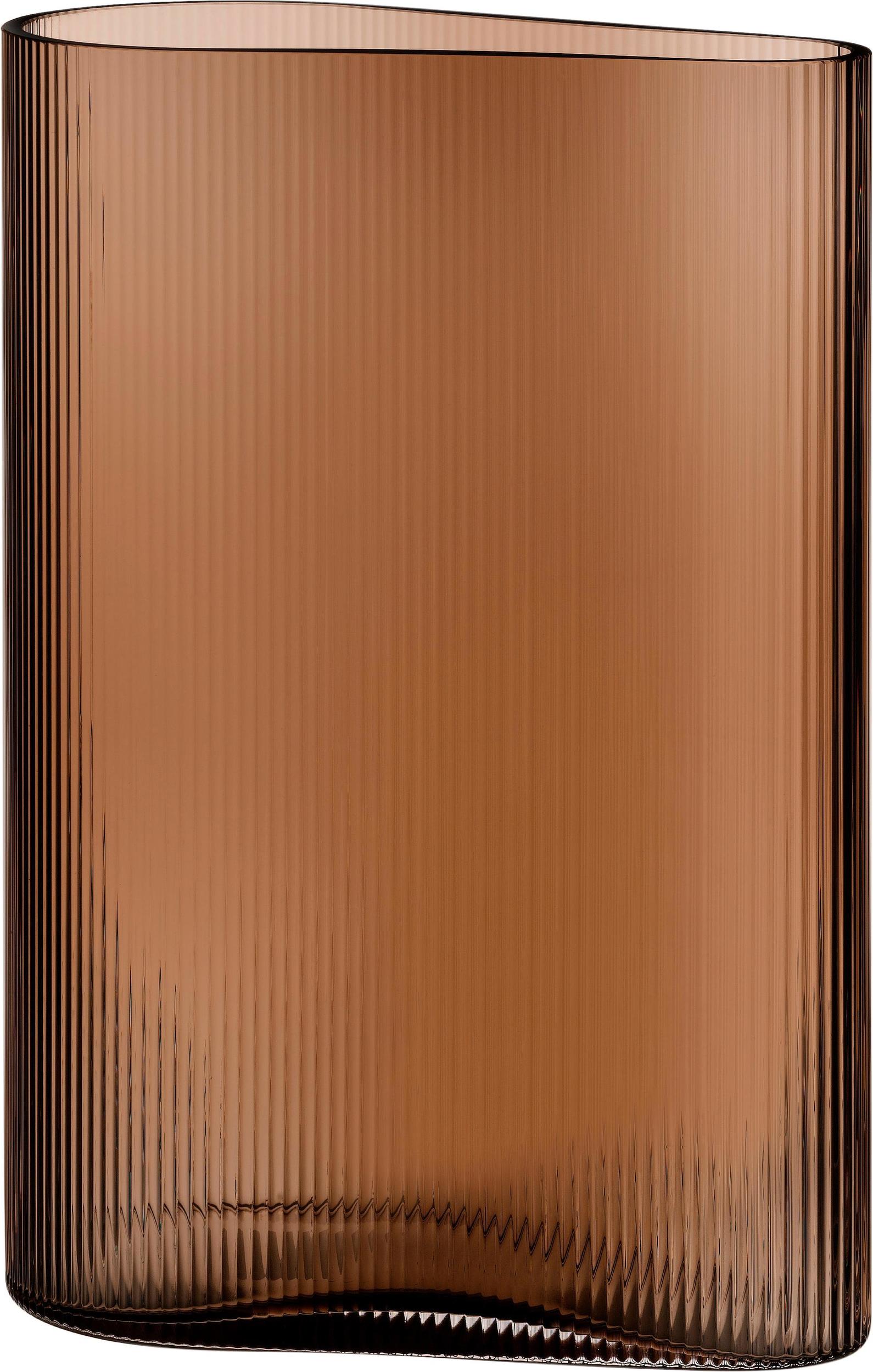 Mist Vase 29 cm karamellfarbig