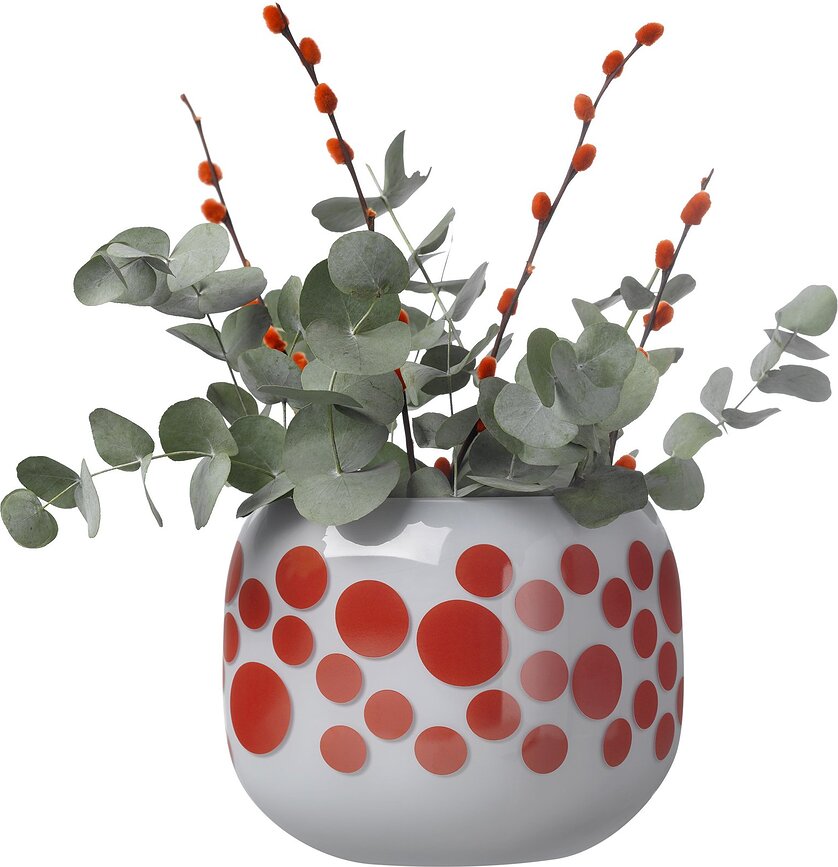 Mono Box Iris Apfel Βάζο M, κόκκινο