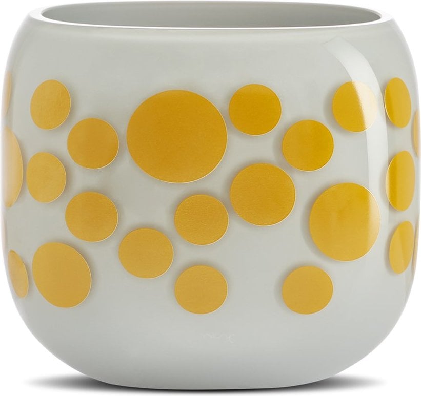 Mono Box Iris Apfel Vase M gelb