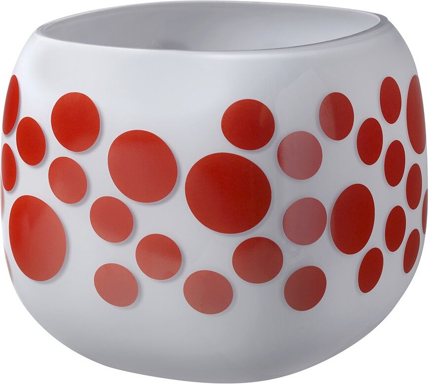Mono Box Iris Apfel Vase M, rouge