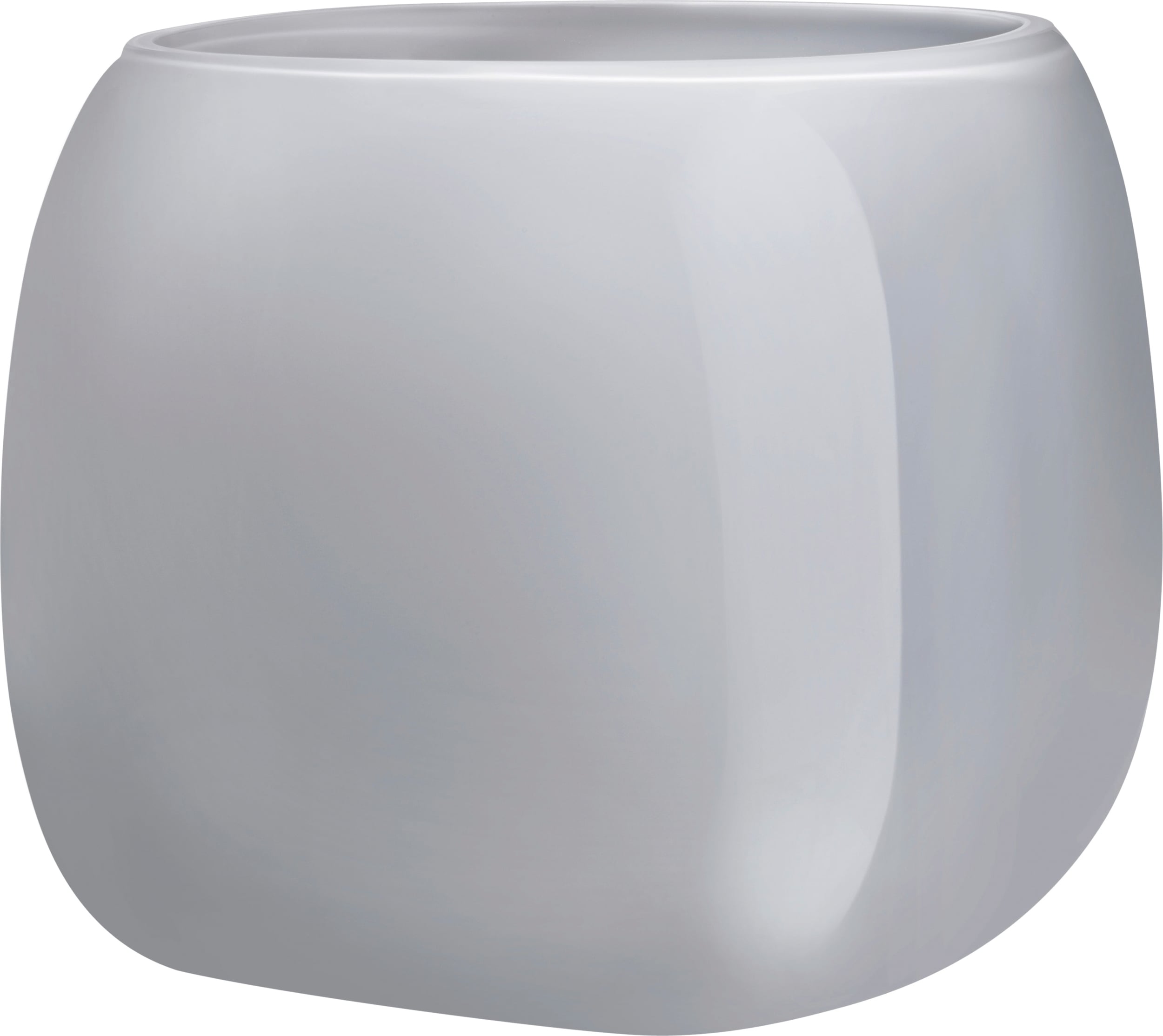 Mono Box Vase L grau