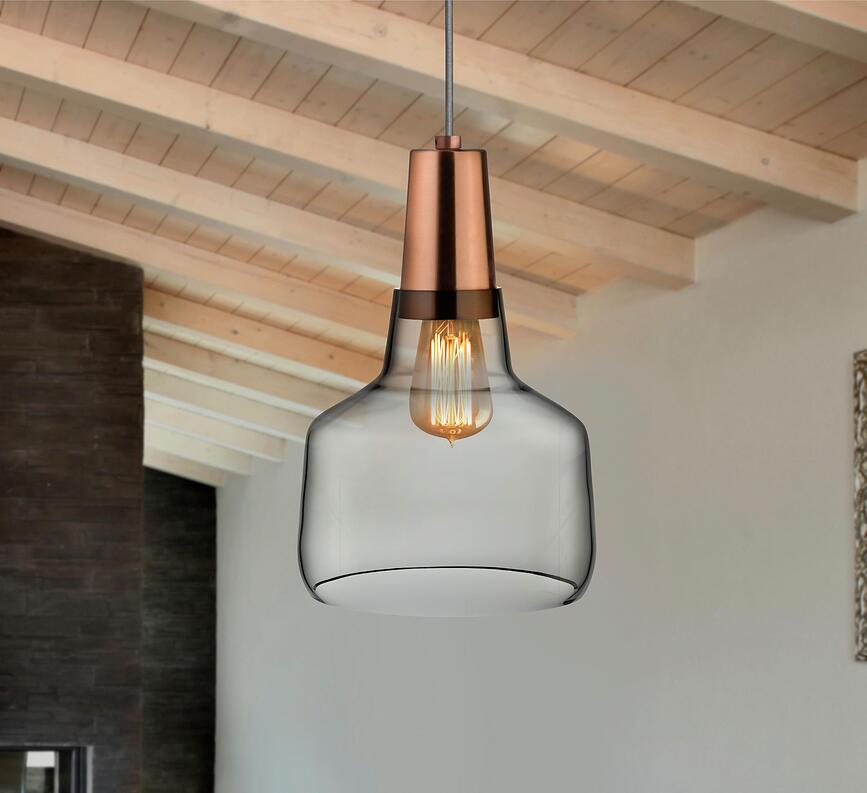 Mono Lampa viseća široka dimljena