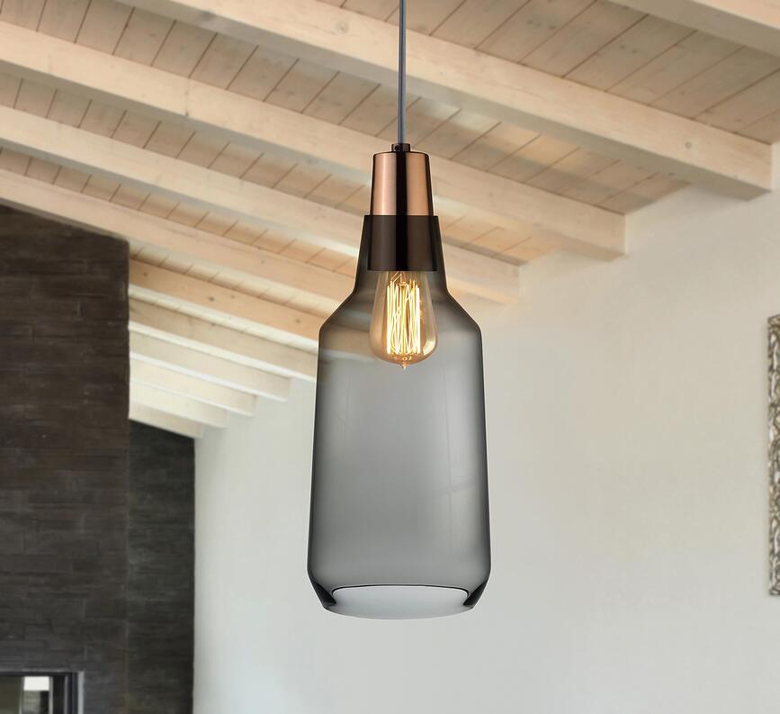 Mono Lampa viseća široka dimljena