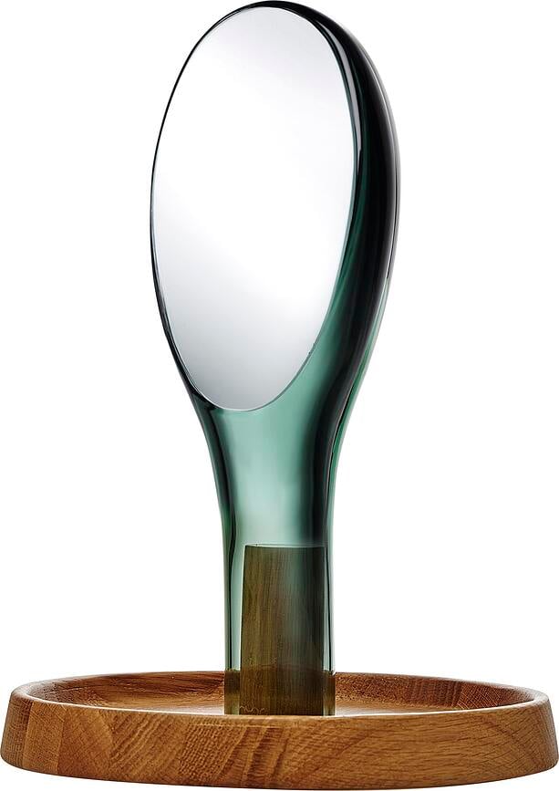Moon Ogledalo kozmetičko s drvenim postoljem