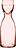 Mr. & Mrs. Wasserkaraffe 700 ml rosa mit Trinkglas 2 El.