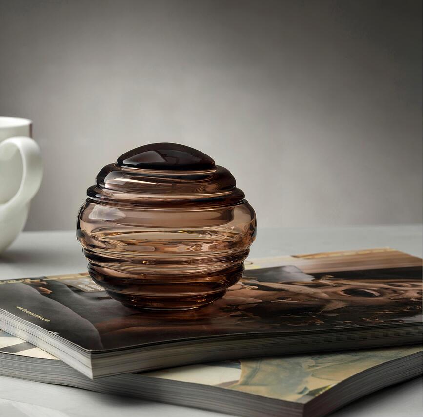 Nest Bonbonnière taille S, caramel