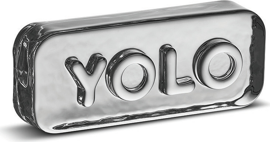 Paroles Διακοσμητικό, με μήνυμα YOLO