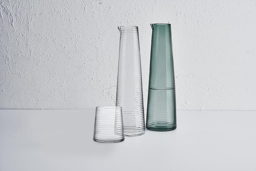 Poem Carafe à eau, verte