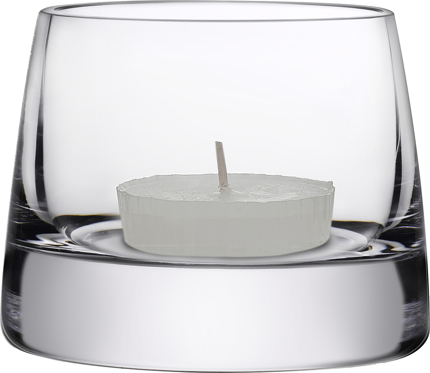 Portavelas para velas de té Joy M, ámbar, 2 unidades