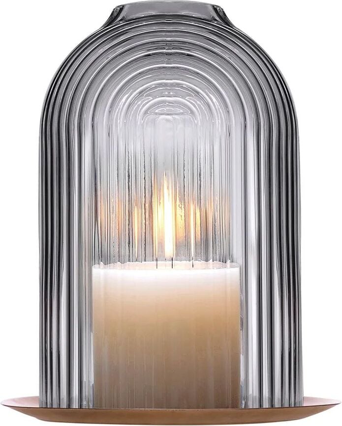 Portavelas para vela clásica Ilo, 28 cm, con base