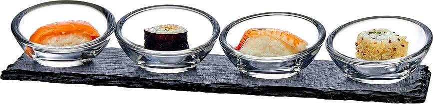 Quartet Posudice za grickalice s pladnjem Set od 5 dijelova