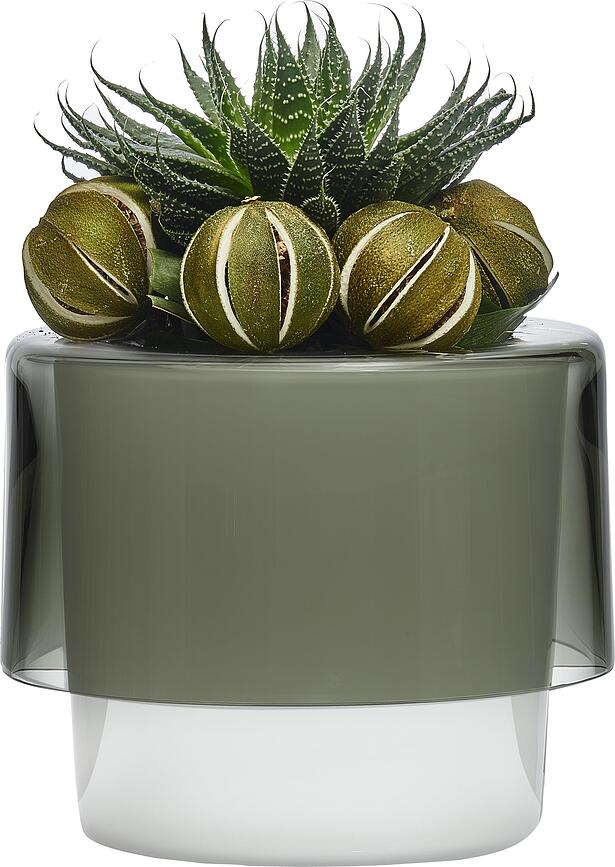 Roots Cache-Pot 18 cm, fumé