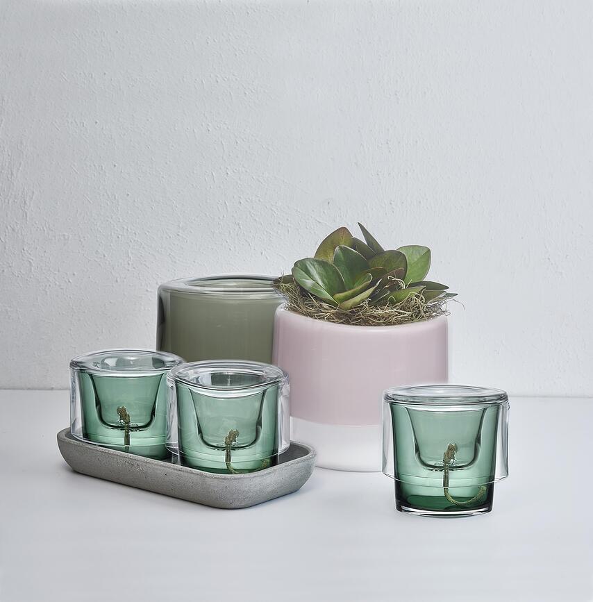 Roots Okrasni lonec, 18 cm, zadimljen