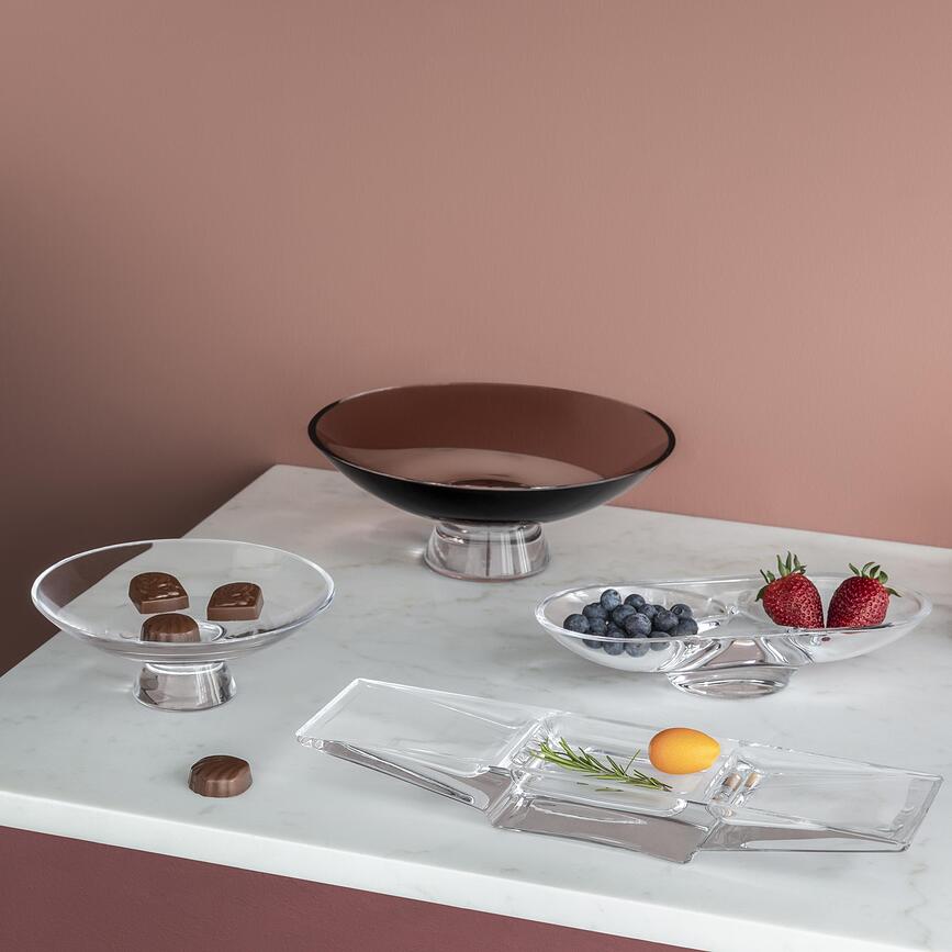 Silhouette Δίσκος Σερβιρίσματος τριπλός, στρογγυλός