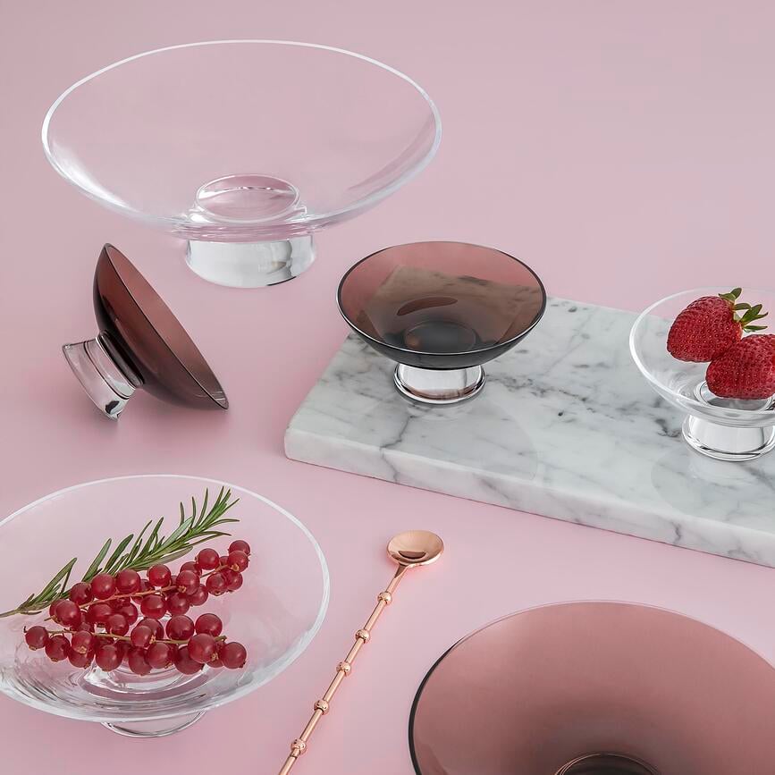 Silhouette Μπολ με πόδι, S, καραμελέ