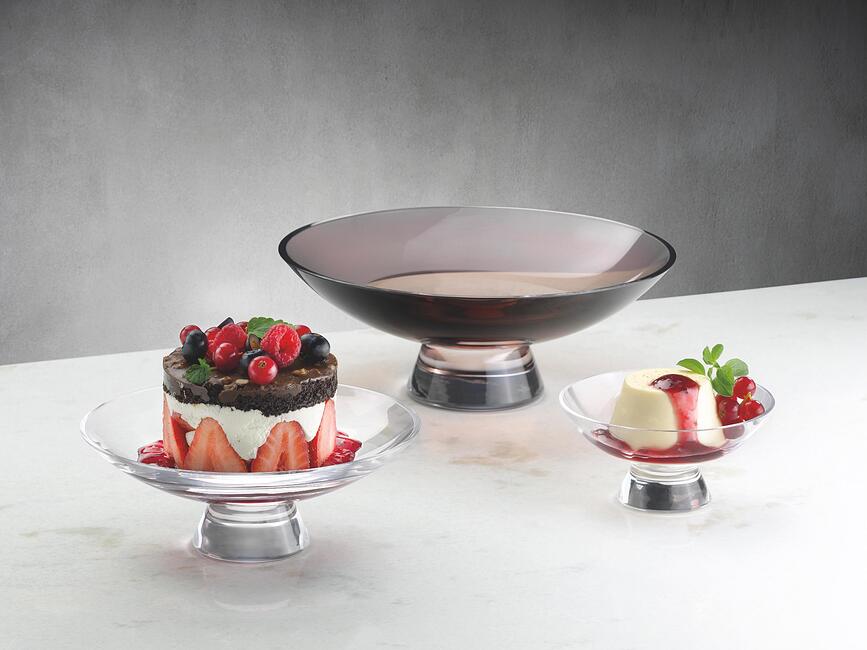 Silhouette Zdjela L na stalku prozirna