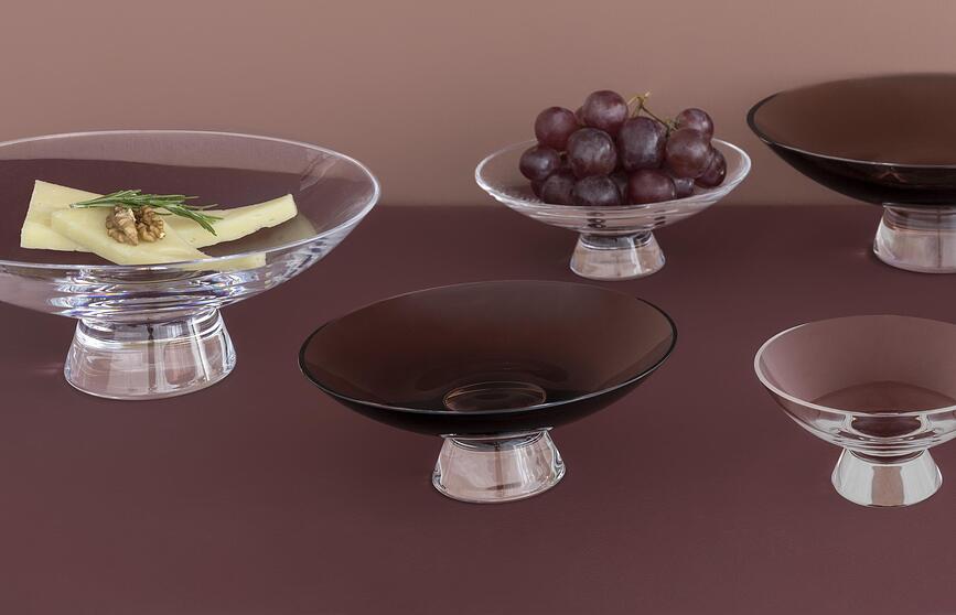 Silhouette Zdjela L na stalku prozirna