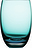 Склянки Colored O 400 мл, бірюзові, 4 шт.