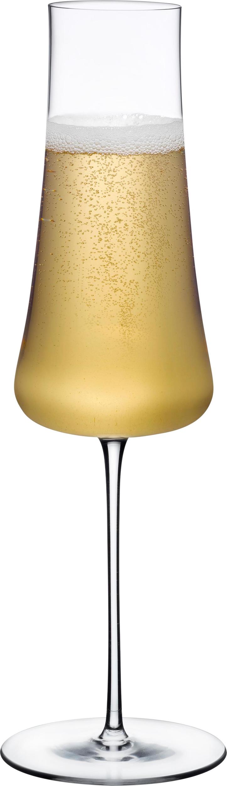 Stem Zero Volcano Champagnerglas