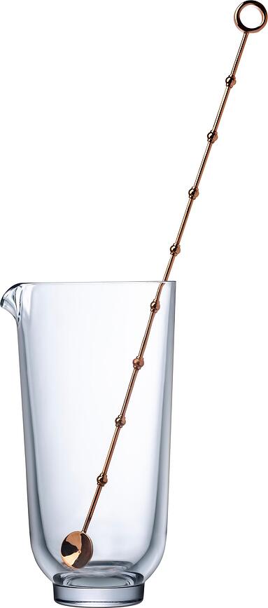 Vaso Mezclador Hepburn, con cuchara de bar, Set de 2 piezas
