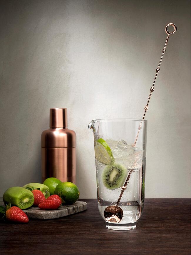 Vaso Mezclador Hepburn, con cuchara de bar, Set de 2 piezas