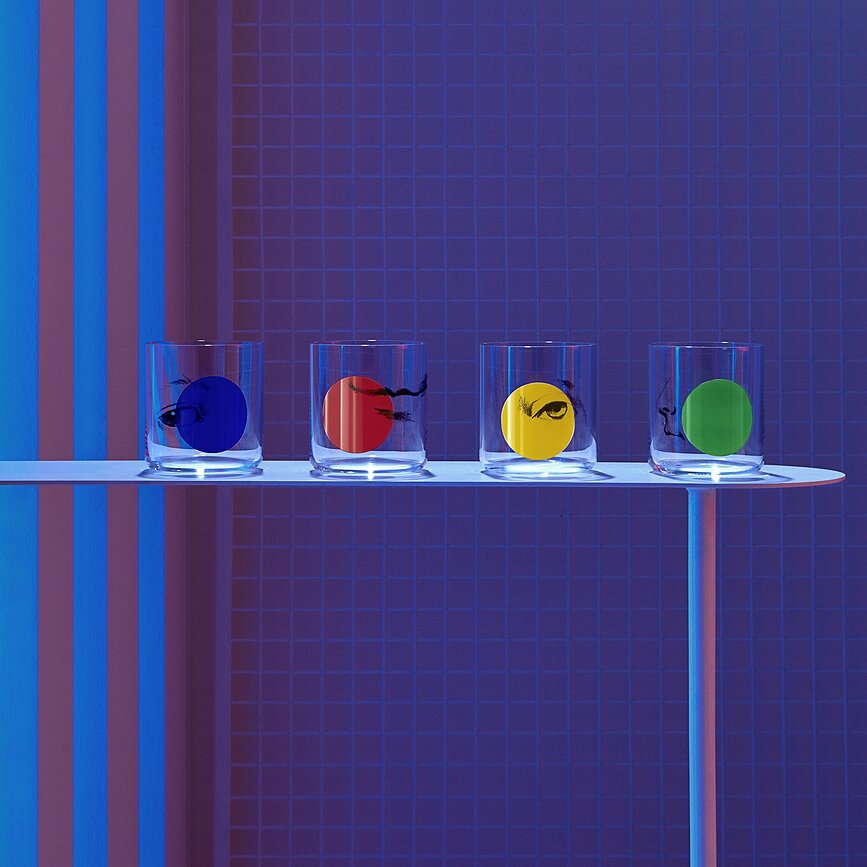 Vasos de whisky Finesse Rock & Pop, 4 unidades