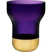Vazonas Contour su auksiniu pagrindu violetinės spalvos 25 cm