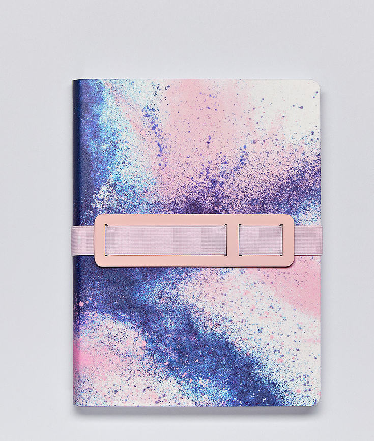 Anti Handbag L Élastique pour Carnet, rose clair