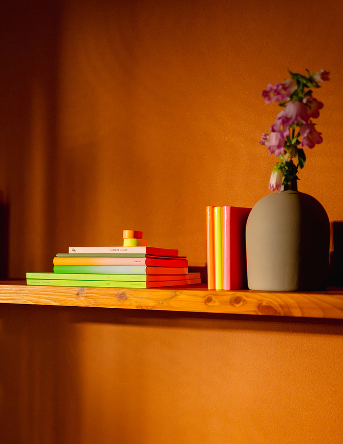 Colour Clash Burn Bilježnica točkasta L 176 stranica 120 g/m²