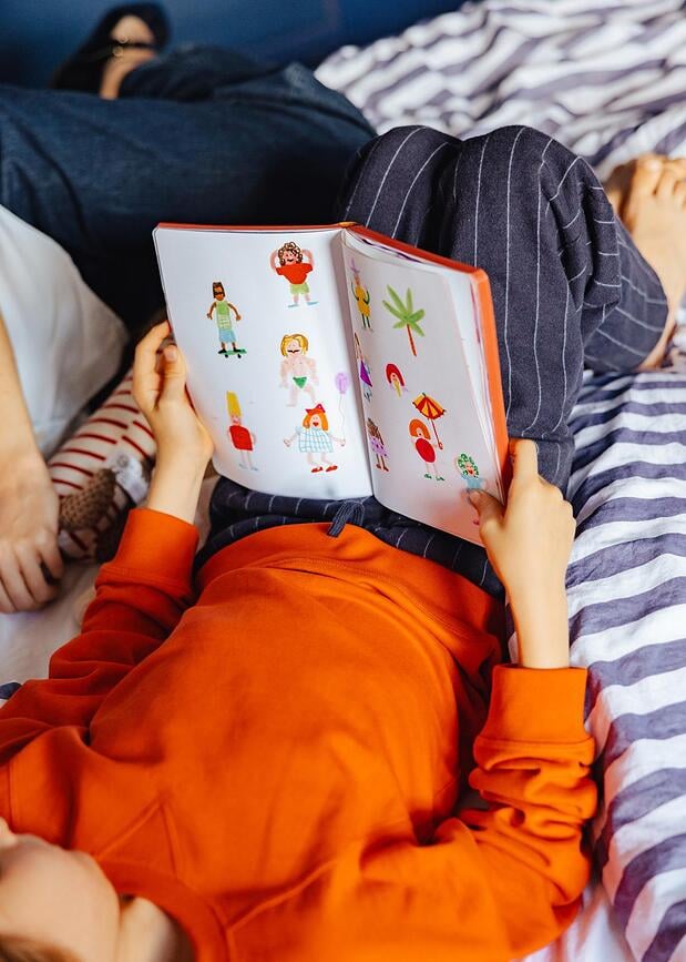 Colour Clash Burn Bilježnica točkasta L 176 stranica 120 g/m²