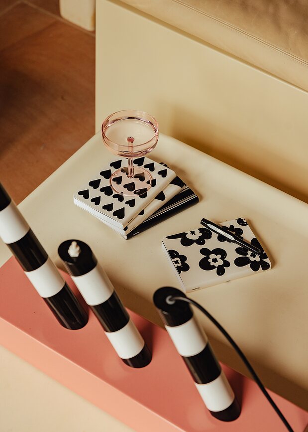 Cuaderno punteado Bébé Sucré Coeur De La Nuit, formato S, 176 páginas, papel de 120 g/m²