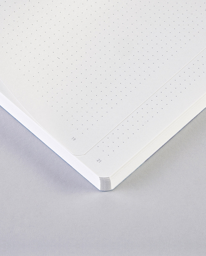 Flow Blue Lake Σημειωματάριο με τελείες, μέγεθος Μ, 176 σελίδες, 120 g/m²