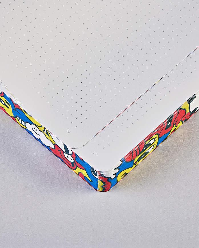 Graphic Artists Pride Parade by Jan Paul Müller Carnet à Points, taille L, 256 pages, 120 g/m²