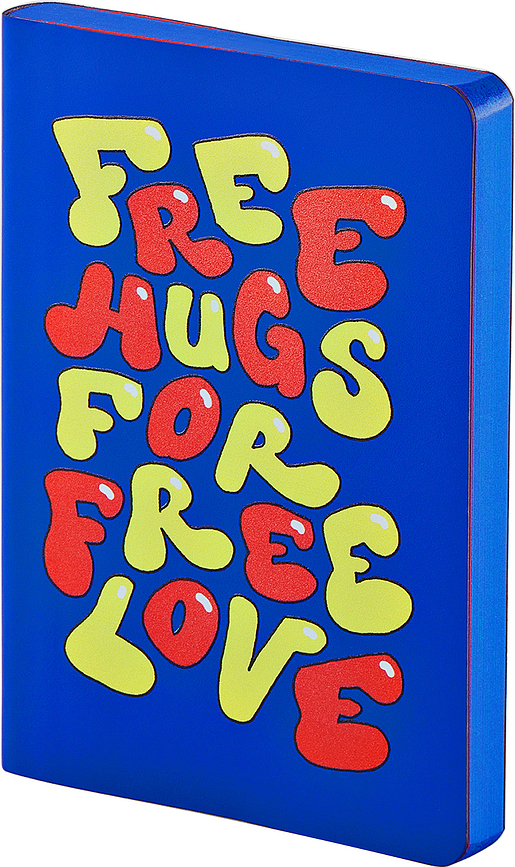 Graphic Artists Free Hugs by Jan Paul Müller Notizbuch S 176 Seiten gepunktet 120 g/m²