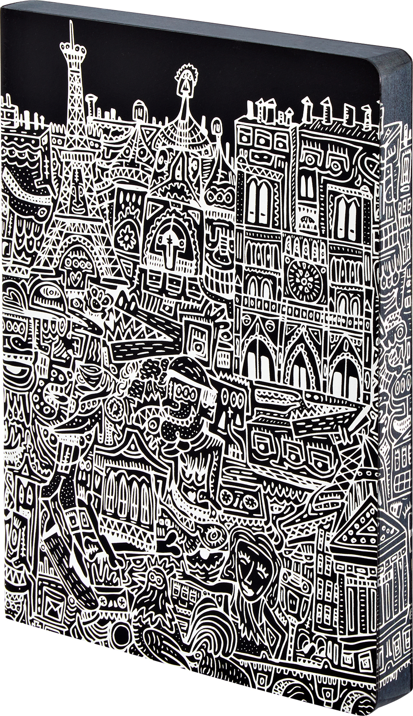 Graphic Cities Paris Gepunktetes Notizbuch L 256 Seiten 120 g/m²