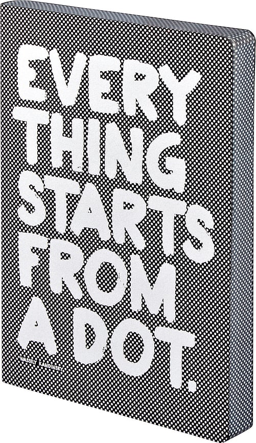 Graphic Everything Starts From A Dot Notizbuch L 256 Seiten gepunktet 120 g/m²