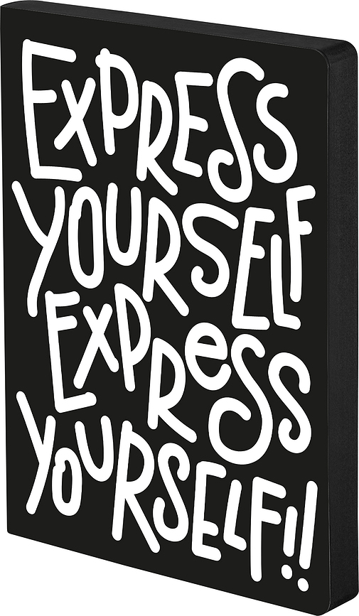 Graphic Express Yourself Notizbuch L 256 Seiten gepunktet 120 g/m²