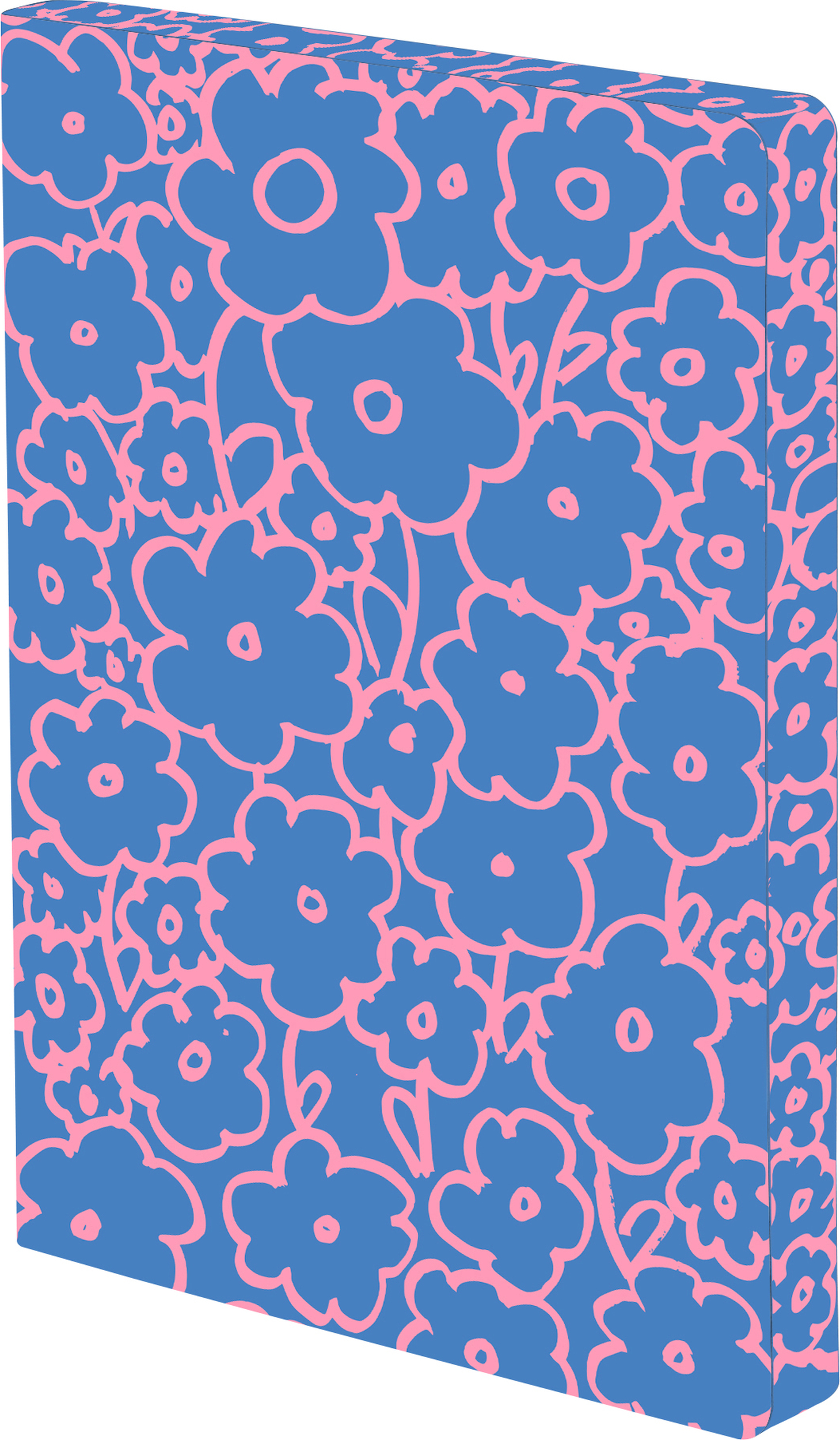 Graphic Flower Power Gepunktetes Notizbuch L 256 Seiten 120 g/m²