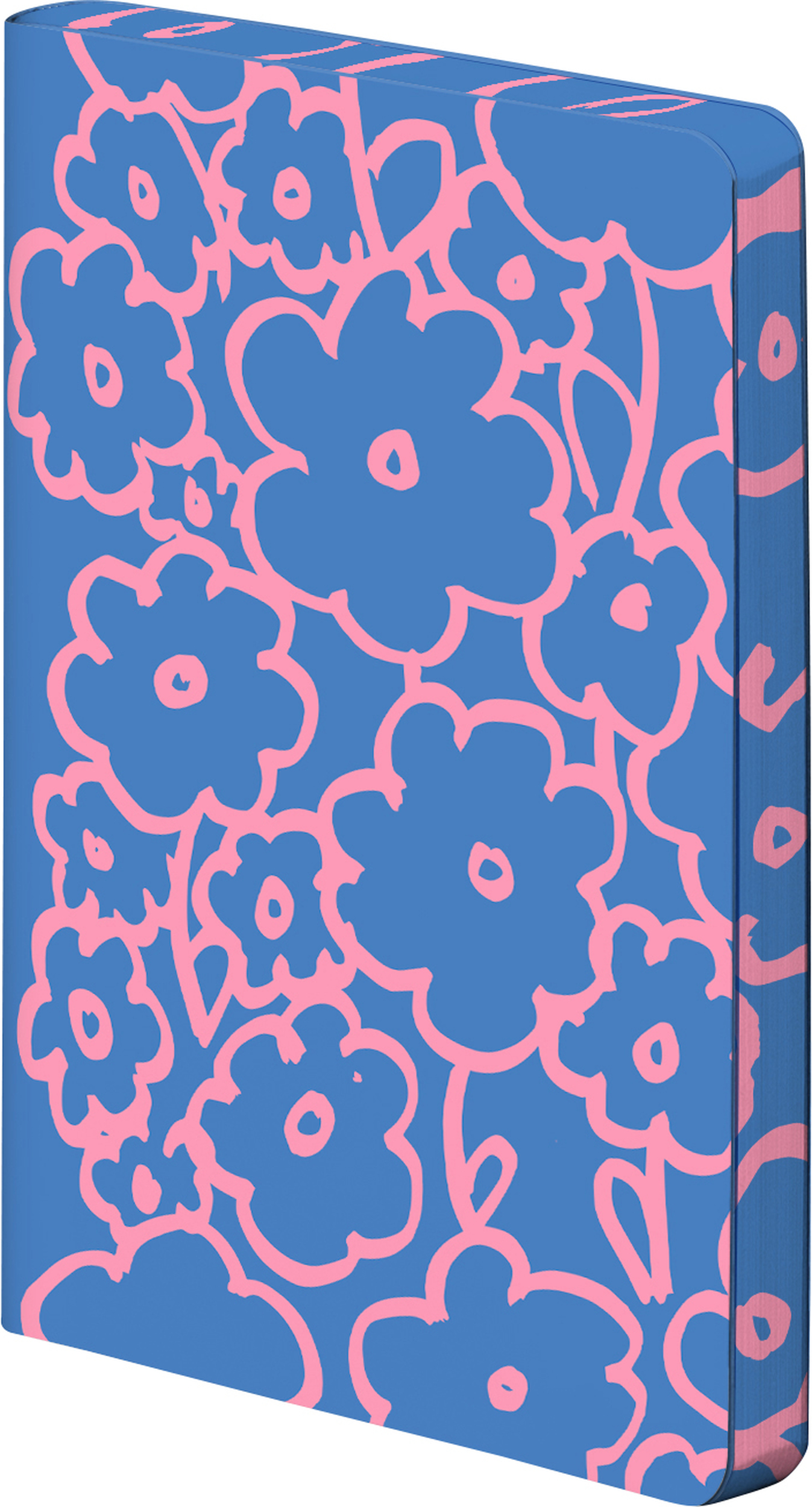 Graphic Flower Power Gepunktetes Notizbuch S 176 Seiten 120 g/m²