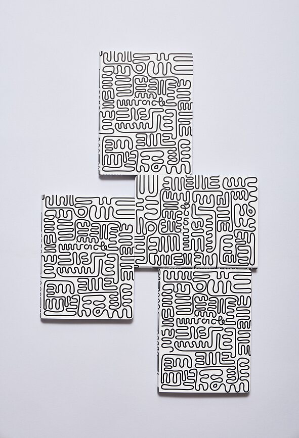 Graphic Write Against The Machines Notes s pikami, 256 strani, 120 g/m²
