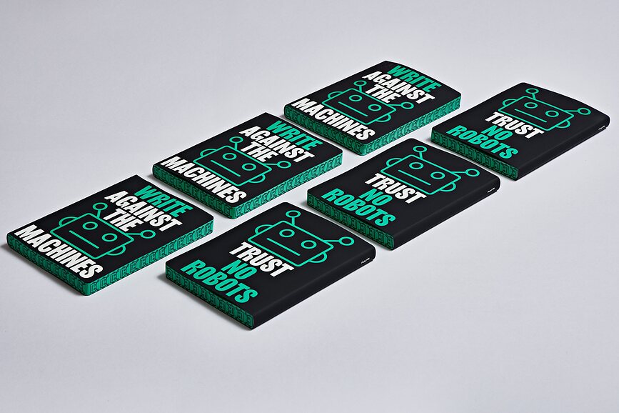 Graphic Write Against The Machines Σημειωματάριο με τελείες, L, 256 σελίδες, 120 g/m²