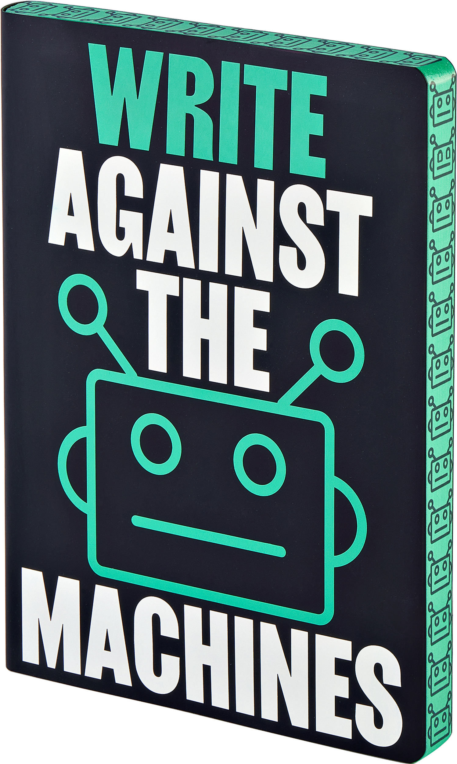 Graphic Write Against The Machines Gepunktetes Notizbuch L 256 Seiten 120 g/m²