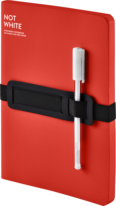 Not White Notes, gładki, 144 strani, 120 g/m²