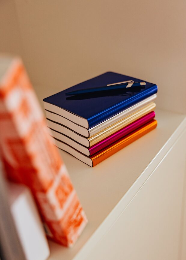 Shiny Starlet Carnet à Points taille S, 176 pages, 120 g/m², argenté